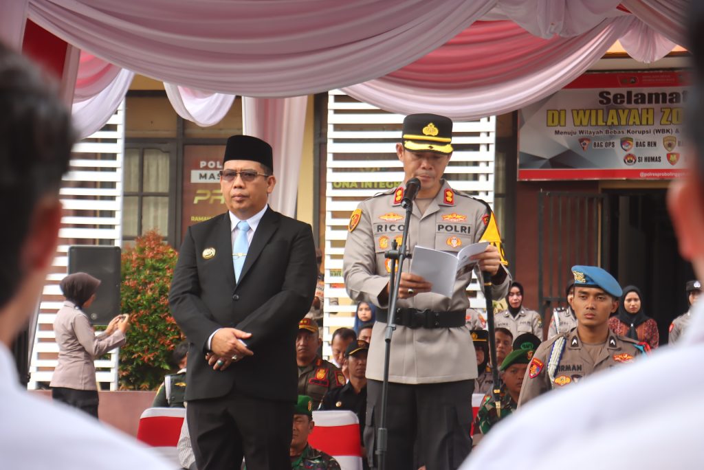 Polres Probolinggo Kota Gelar Apel Operasi Lilin 2025 Jelang Natal dan Tahun Baru